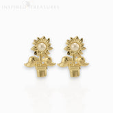 Flower Pot - Earrings